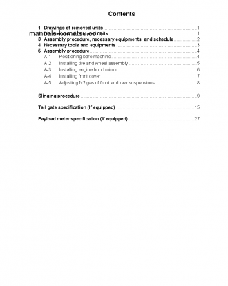 HM400-1(JPN) S/N 1001-UP Field assembly manual (English)