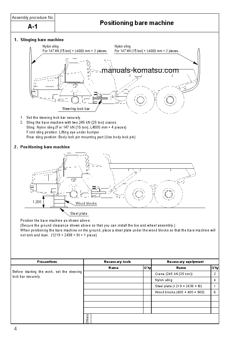 Protected: HM400-1(JPN) S/N 1001-UP Field assembly manual (English)