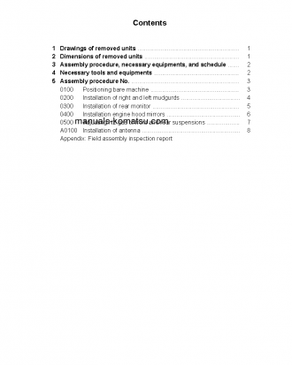 HM350-2(JPN) S/N 2001-UP Field assembly manual (English)