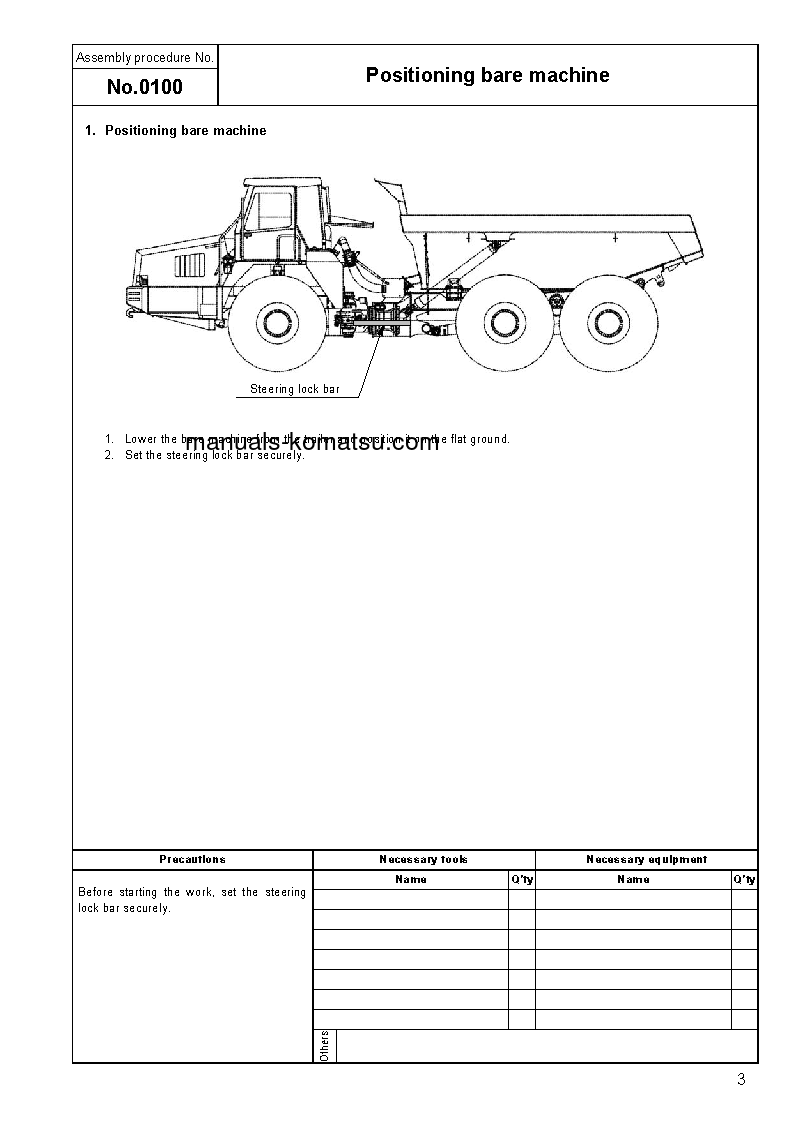 Protected: HM400-2(USA) S/N A11001-UP Field assembly manual (English)