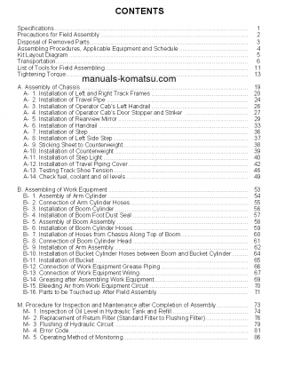 PC600-8(JPN) S/N 30001-UP Field assembly manual (English)