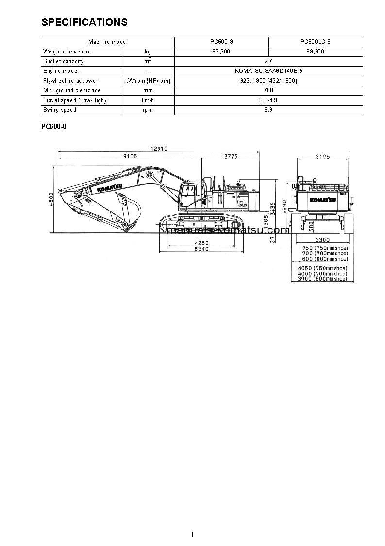 Protected: PC600LC-8(JPN) S/N 30001-UP Field assembly manual (English)