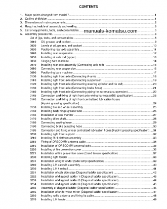 HD465-7(JPN)-TIER3 S/N 10001-10037 Field assembly manual (English)
