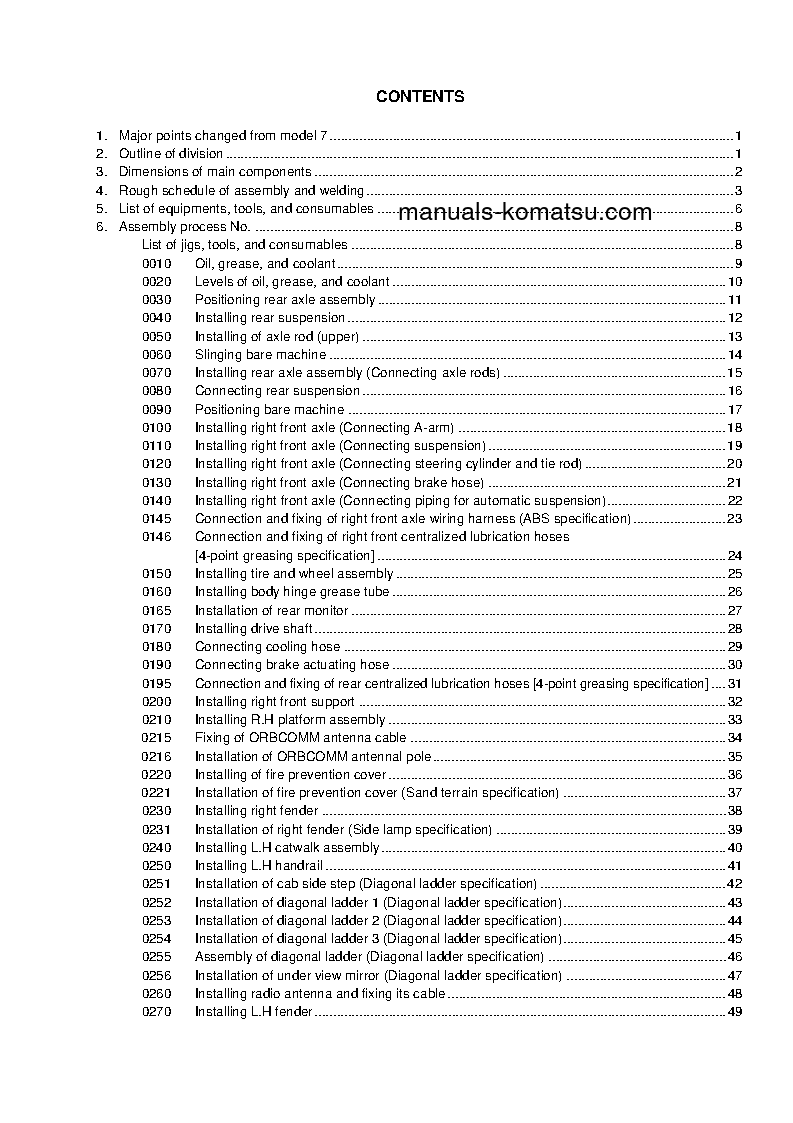 Protected: HD465-7(JPN)-TIER3 S/N 10001-10037 Field assembly manual (English)