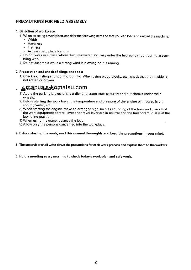 Protected: D275A-5(JPN) S/N 25001-UP Field assembly manual (English)