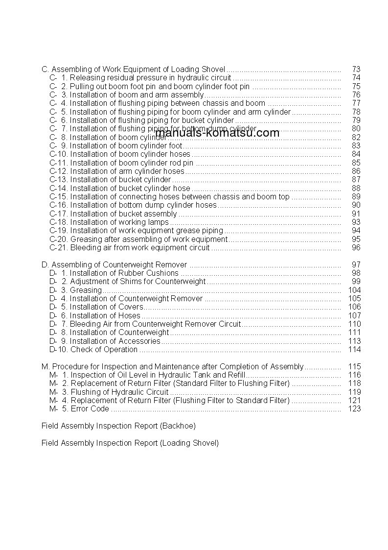 Protected: PC850SE-8(JPN) S/N 10001-UP Field assembly manual (English)