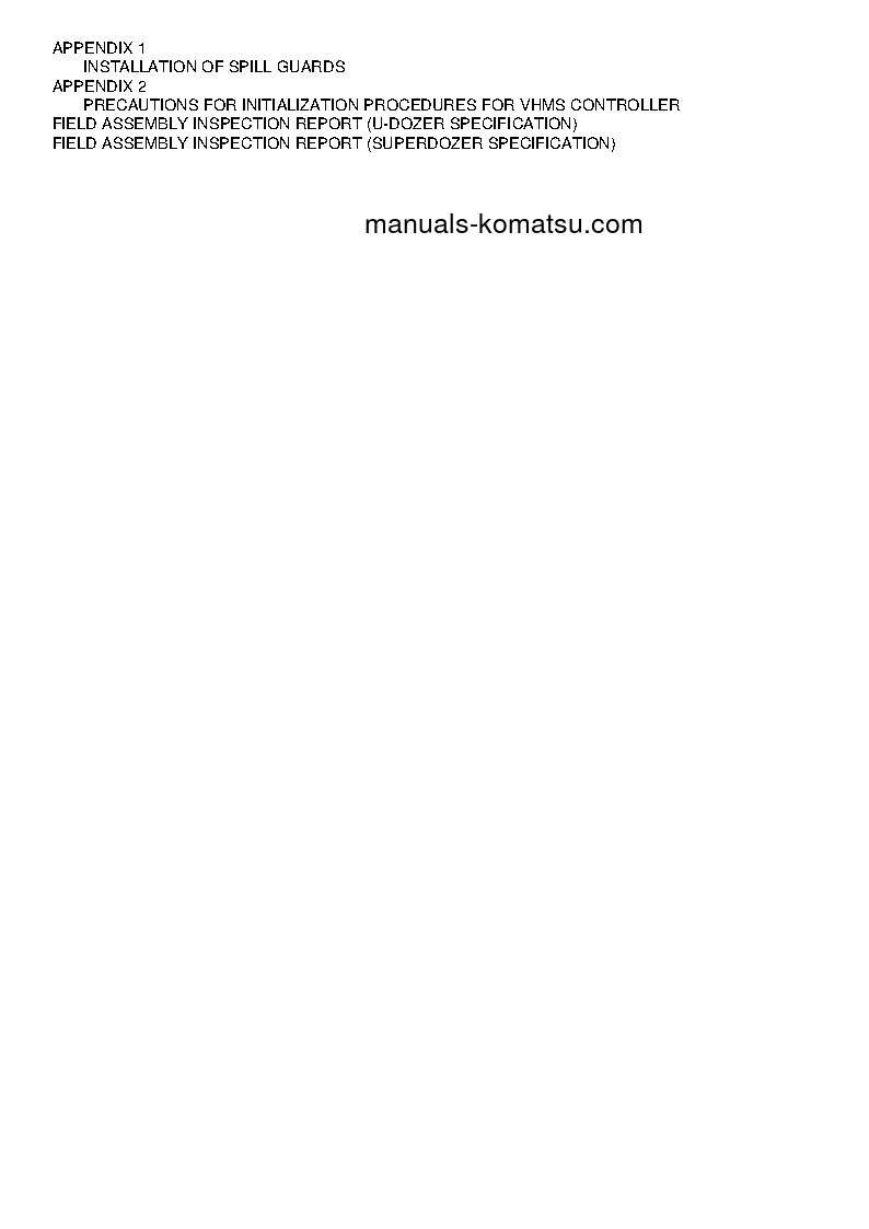 Protected: D475ASD-5(JPN)-TIER2, SUPER DOZER S/N 30001-UP Field assembly manual (English)