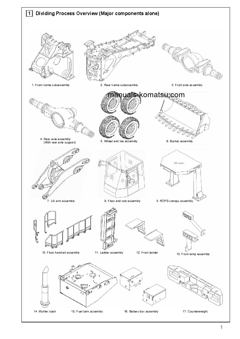 Protected: WA800-3(JPN)-TIER2 S/N 70001-UP Field assembly manual (English)