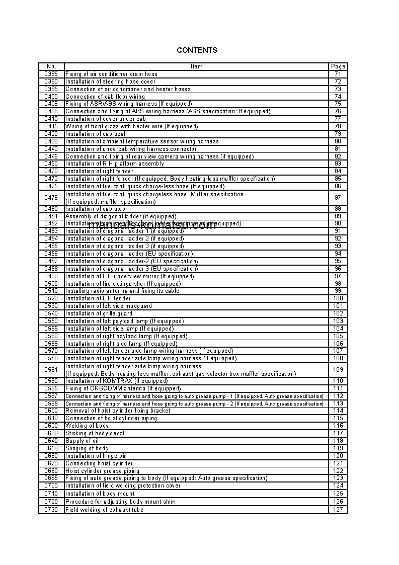 Protected: HD785-7(JPN) S/N 7001-9999 Field assembly manual (English)