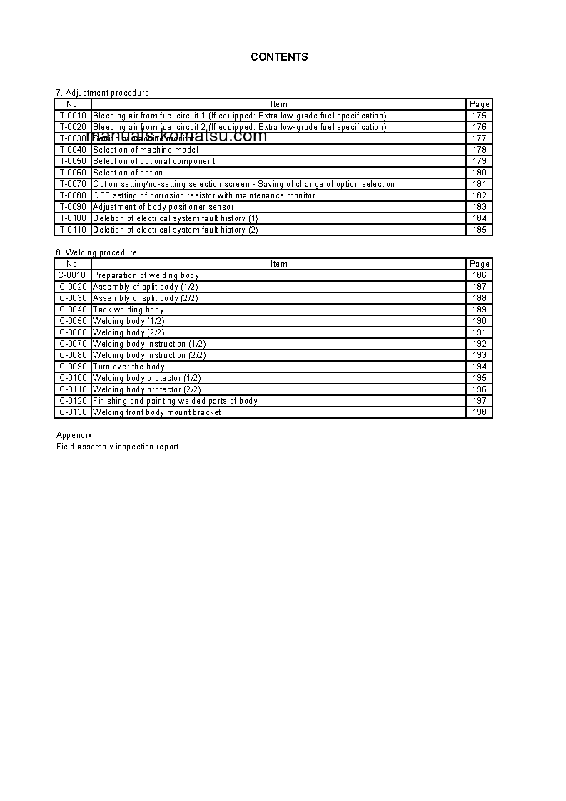 Protected: HD785-7(JPN) S/N 7001-9999 Field assembly manual (English)