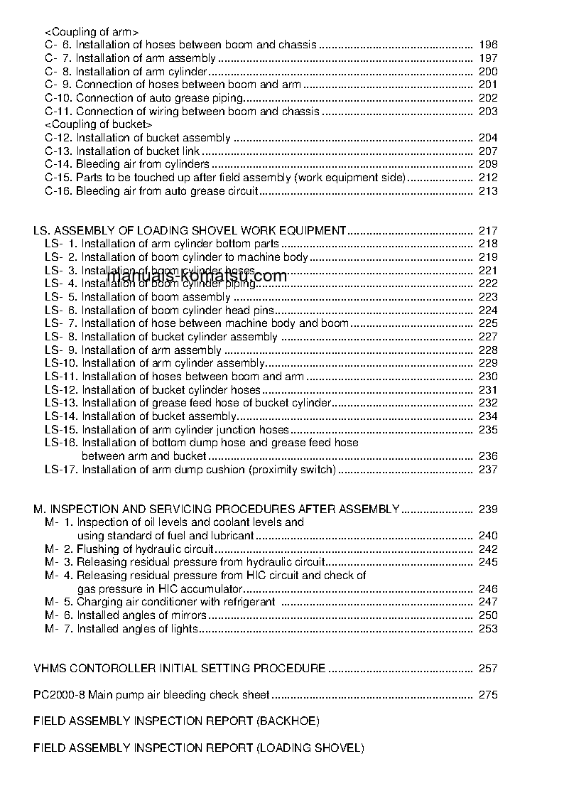 Protected: PC2000-8(JPN)–40C DEGREE S/N 20001-UP Field assembly manual (English)