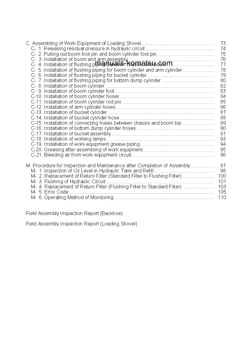 Protected: PC850SE-8(JPN)-R S/N 60001-UP Field assembly manual (English)