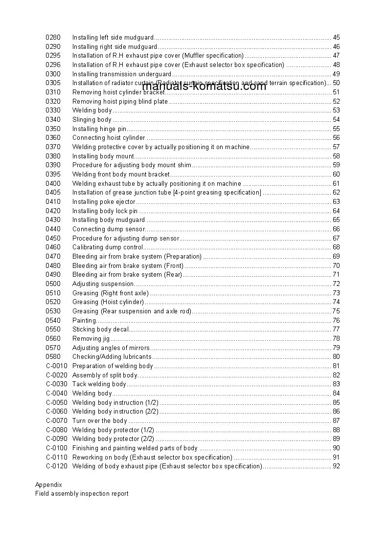 Protected: HD465-7(JPN)-R S/N 15001-UP Field assembly manual (English)