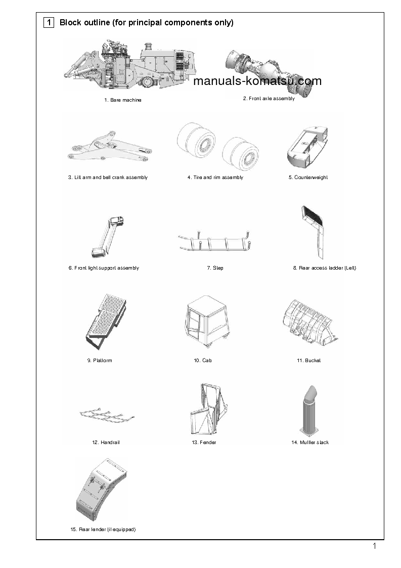 Protected: WA600-6(JPN)-W/O EGR S/N 65001-UP Field assembly manual (English)