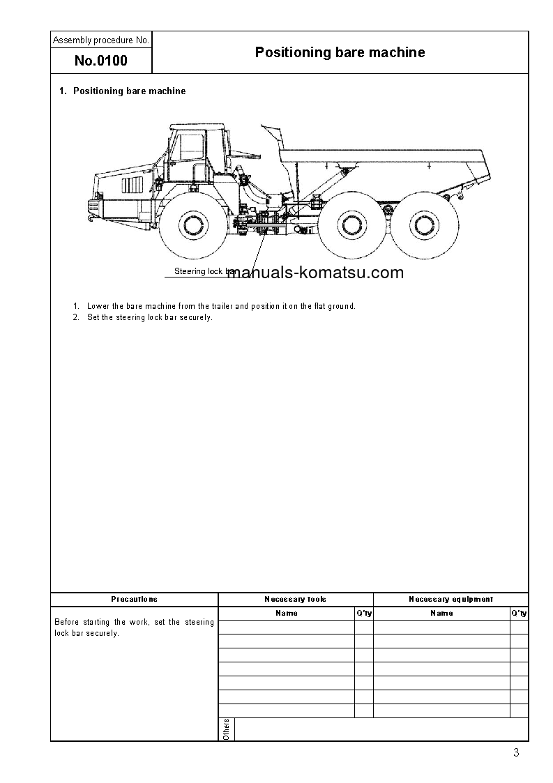 Protected: HM350-2(JPN)-R S/N 7001-UP Field assembly manual (English)