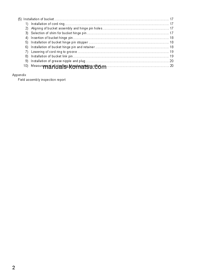 Protected: WA600-3(JPN) S/N 50001-UP Field assembly manual (English)