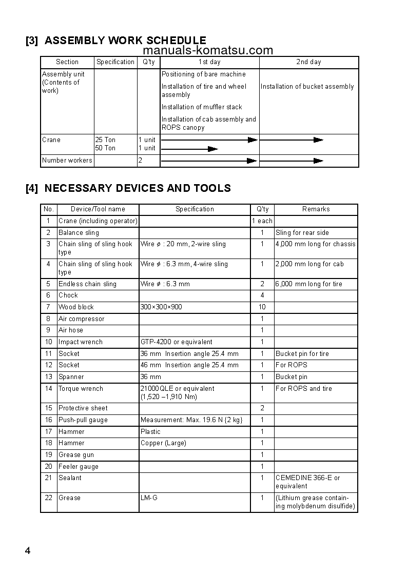 Protected: WA600-3(JPN) S/N 50001-UP Field assembly manual (English)