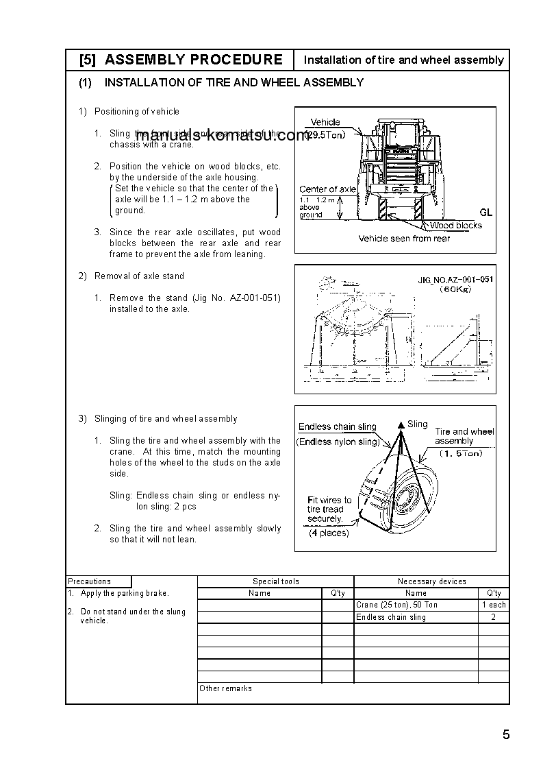 Protected: WA600-3(JPN) S/N 50001-UP Field assembly manual (English)