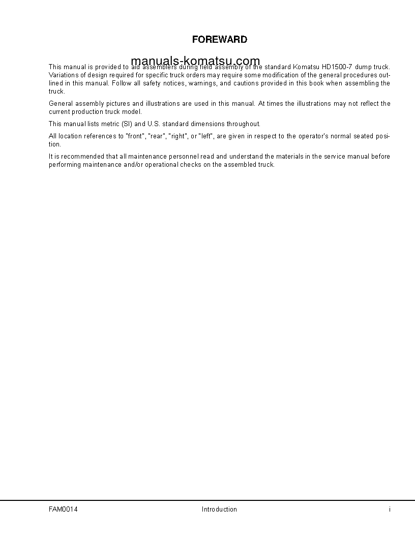 Protected: HD1500-7(JPN) S/N 80001-UP Field assembly manual (English)