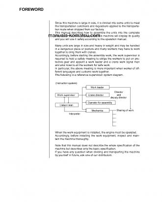 PC600-8(JPN)-E0 S/N 65001-UP Field assembly manual (English)