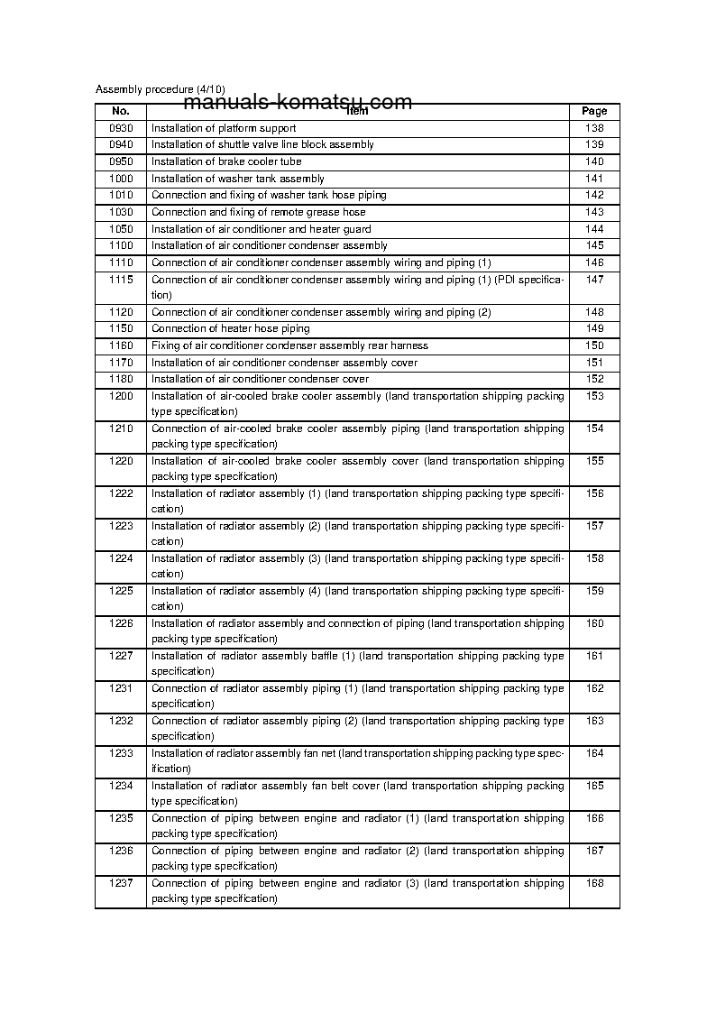 Protected: WA1200-6(JPN) S/N 60001-UP Field assembly manual (English)