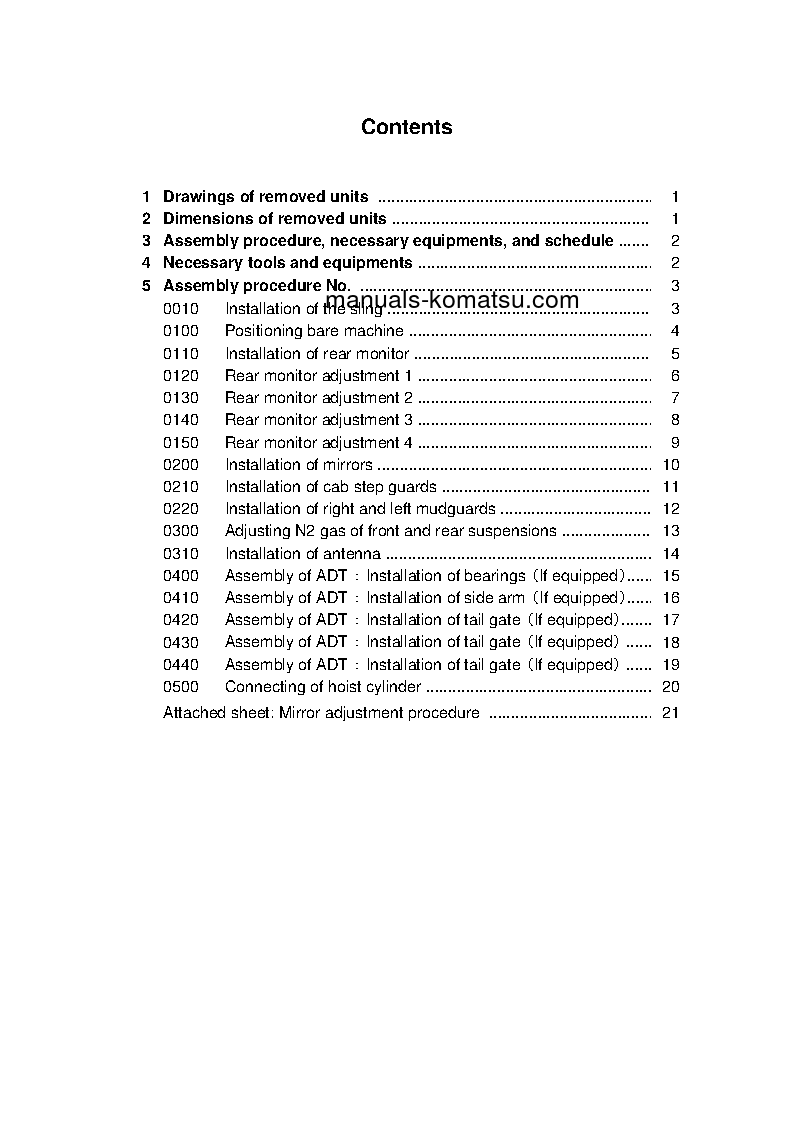 Protected: HM300-3(JPN) S/N 3001-UP Field assembly manual (English)
