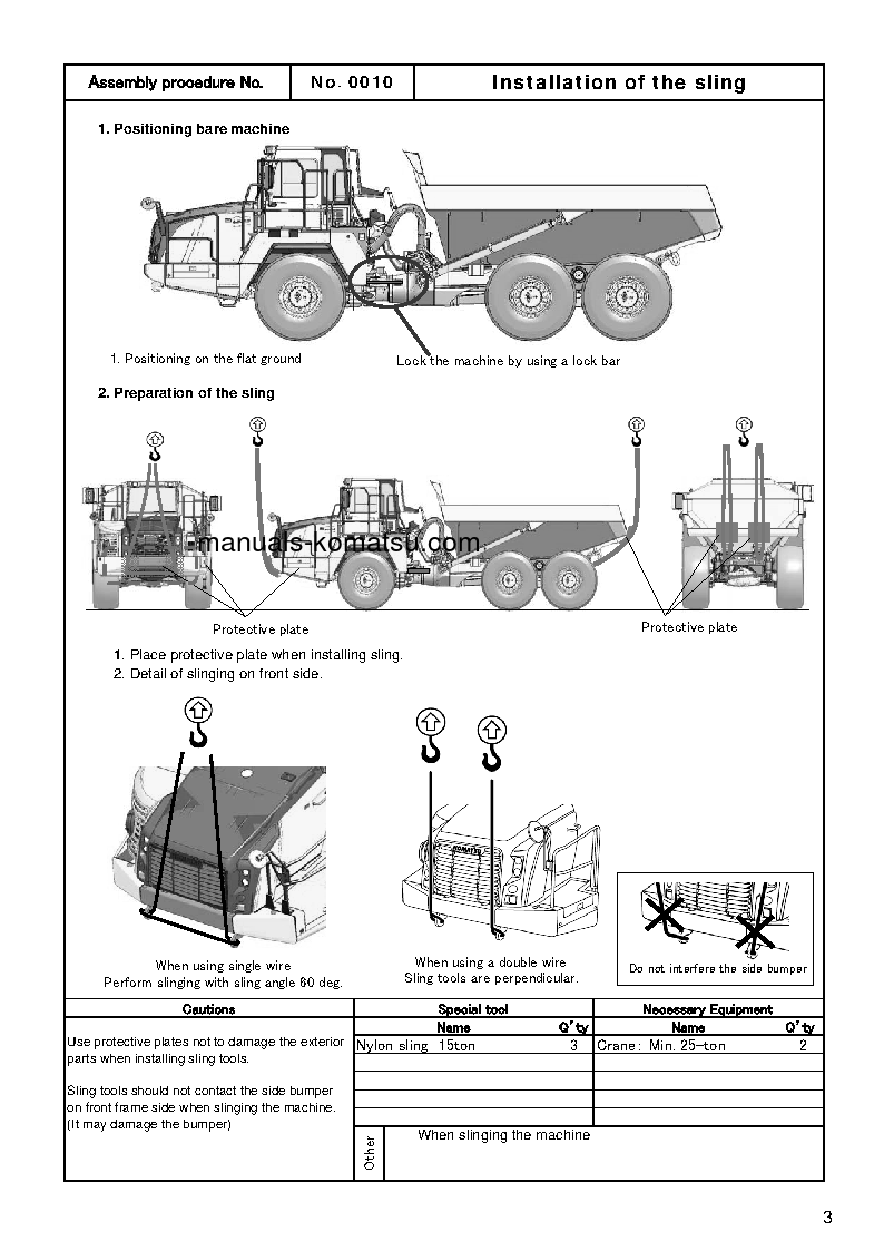 Protected: HM300-3(JPN) S/N 3001-UP Field assembly manual (English)
