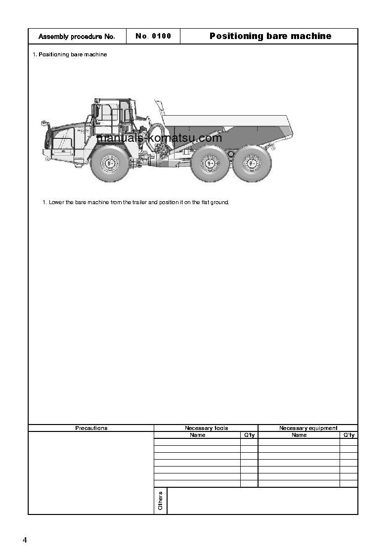 Protected: HM300-3(JPN) S/N 3001-UP Field assembly manual (English)