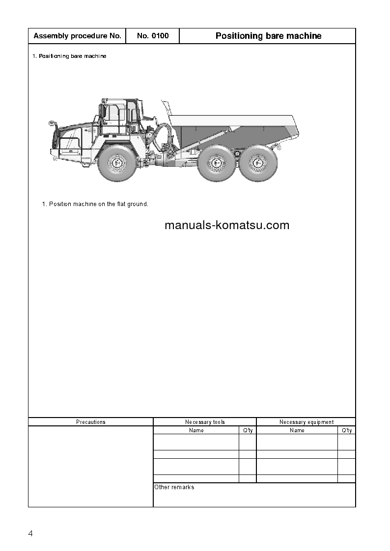 Protected: HM400-3(JPN) S/N 3001-UP Field assembly manual (English)