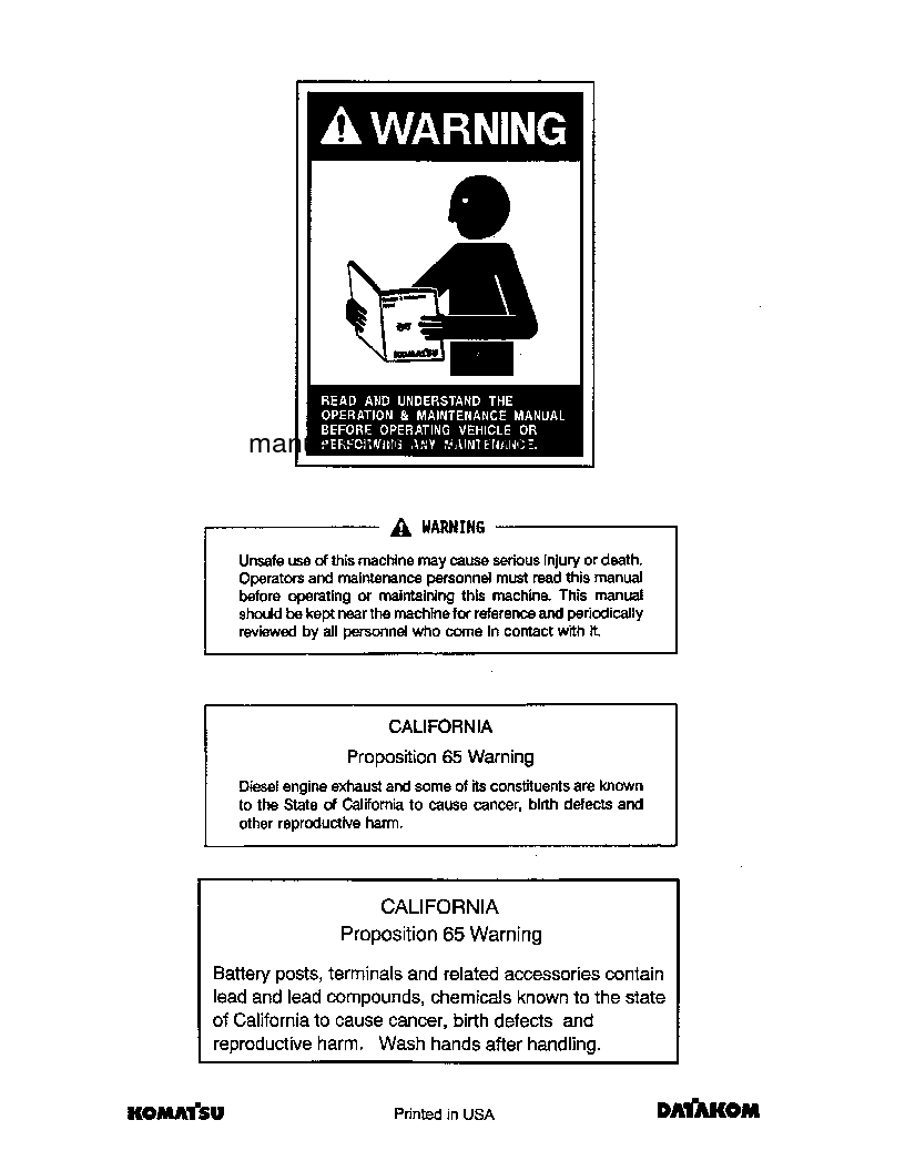 Protected: WA500-7(JPN) S/N 10001-UP Field assembly manual (English)