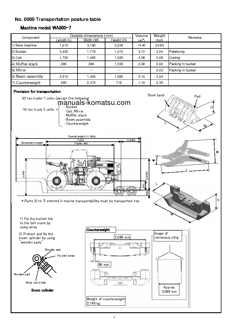 Protected: WA500-7(JPN) S/N 10001-UP Field assembly manual (English)