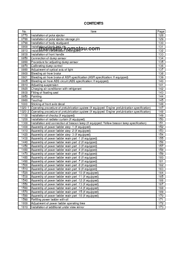 Protected: HD785-7(IND)-50C DEGREE M/C SPEC S/N N10561-UP Field assembly manual (English)
