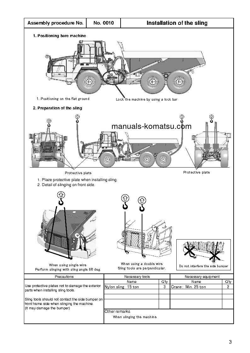 Protected: HM400-3(JPN)-R S/N 8001-UP Field assembly manual (English)