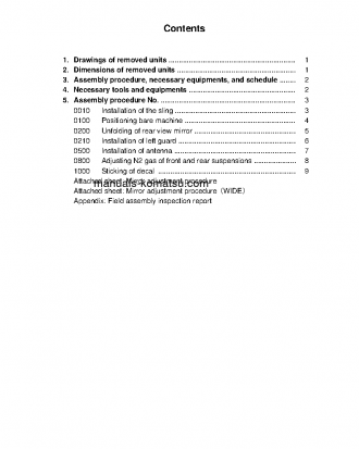 HM400-3(JPN)-M0 S/N 5001-UP Field assembly manual (English)