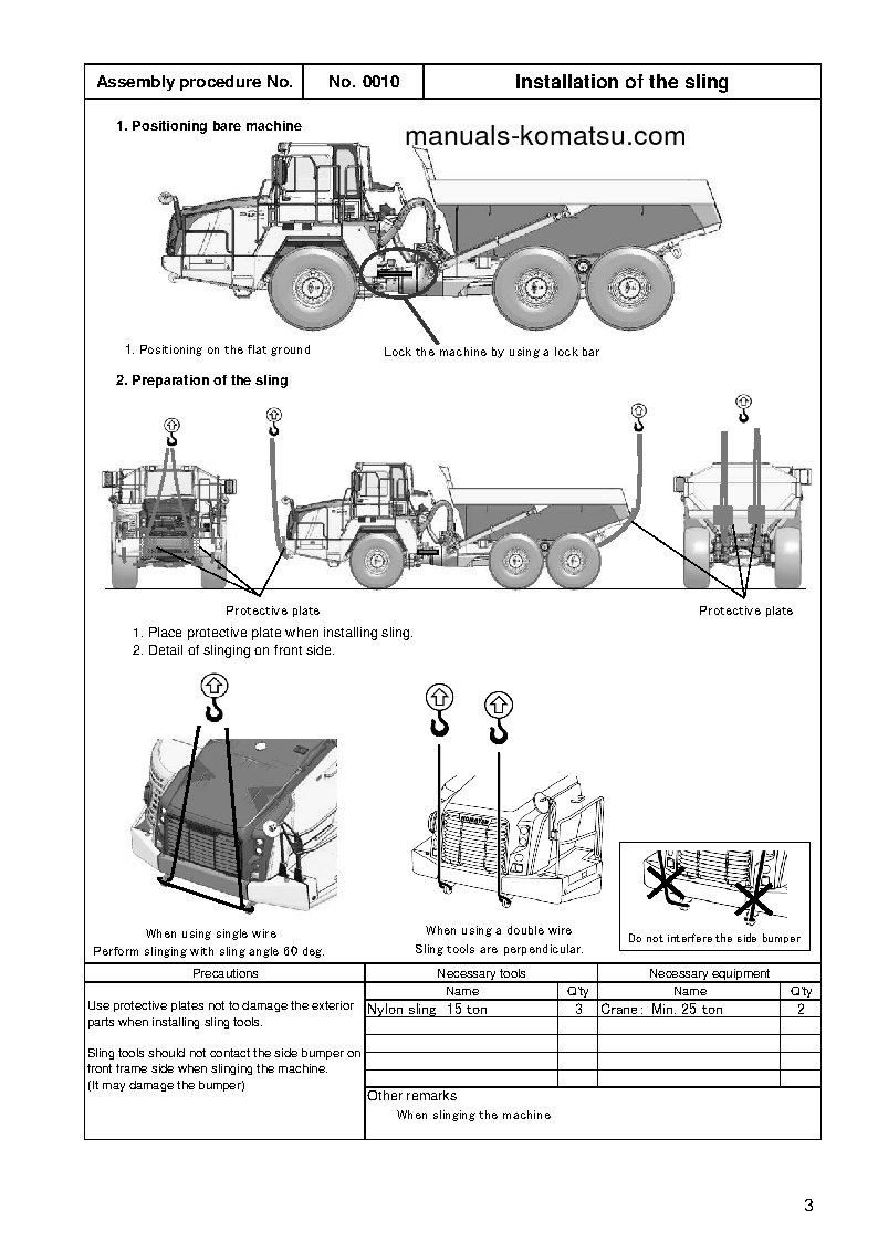 Protected: HM400-3(JPN)-M0 S/N 5001-UP Field assembly manual (English)