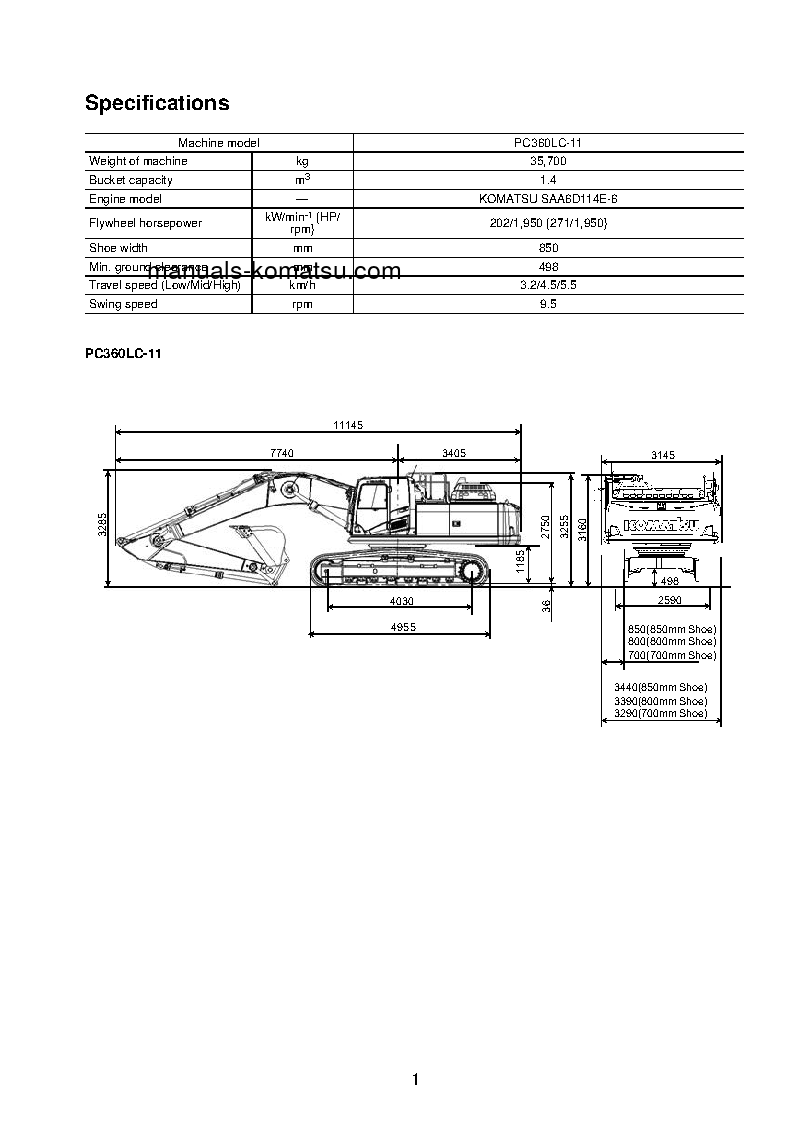 Protected: PC360LC-11(JPN) S/N 90001-UP Field assembly manual (English)