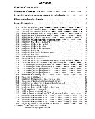 HM300-5(JPN) S/N 10001-UP Field assembly manual (English)