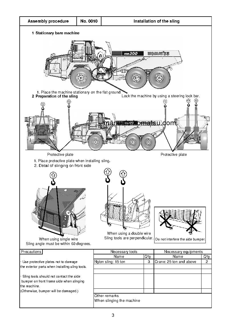 Protected: HM300-5(JPN) S/N 10001-UP Field assembly manual (English)