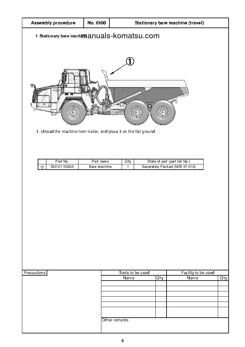Protected: HM300-5(JPN) S/N 10001-UP Field assembly manual (English)