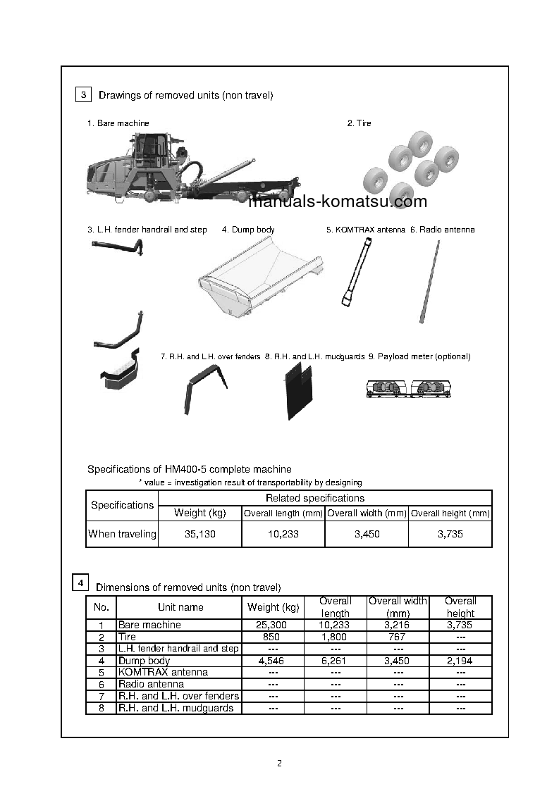Protected: HM400-5(JPN) S/N 10001-10398 Field assembly manual (English)