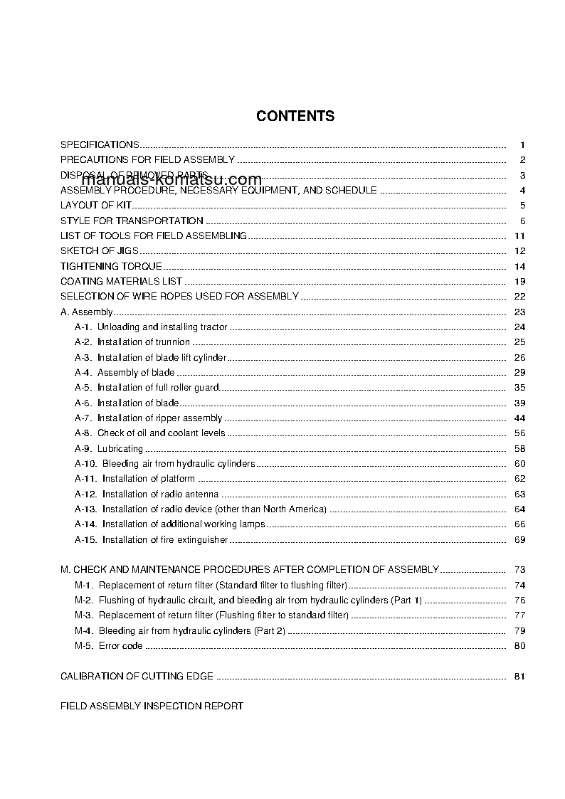 Protected: D155AXI-8(JPN) S/N 100040-UP Field assembly manual (English)