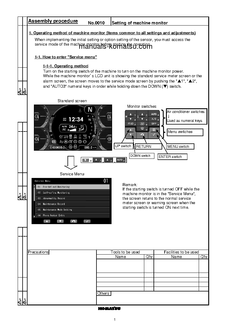 Protected: WA380-8(JPN) S/N 15001-UP Field assembly manual (English)