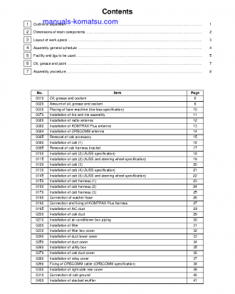 WA600-8(JPN) S/N 80001-UP Field assembly manual (English)