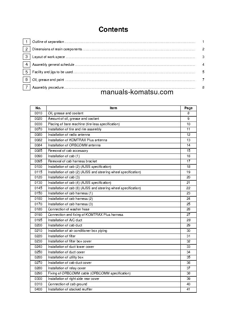 Protected: WA600-8(JPN) S/N 80001-UP Field assembly manual (English)