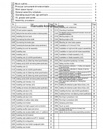 WD600-6(JPN)-R S/N 60001-UP Field assembly manual (English)