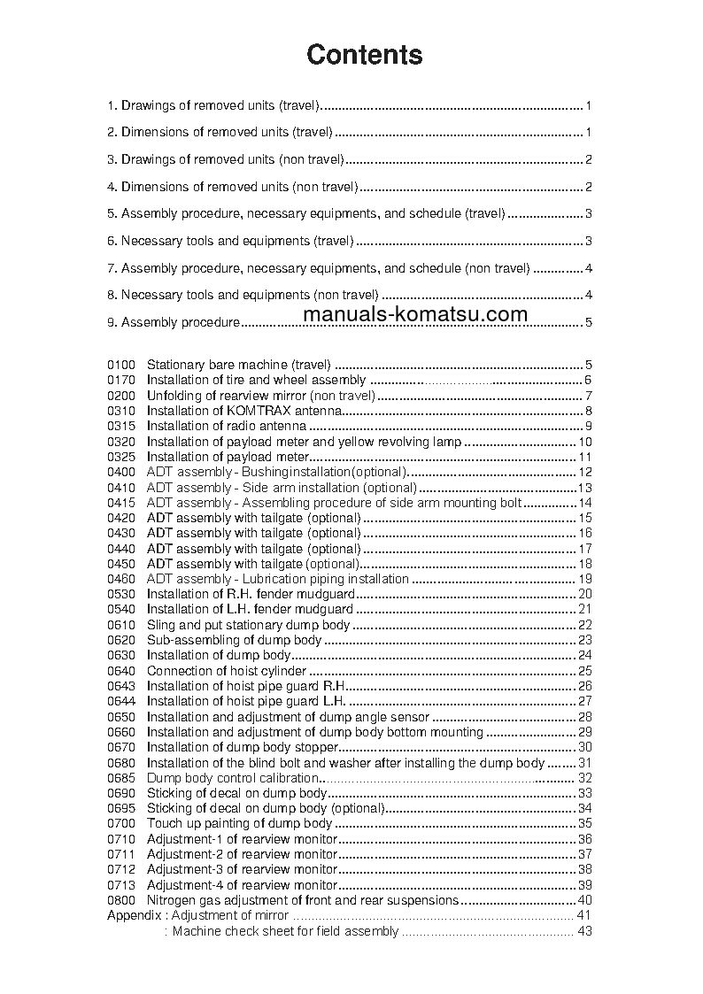 Protected: HM400-5(JPN) S/N 10399-UP Field assembly manual (English)