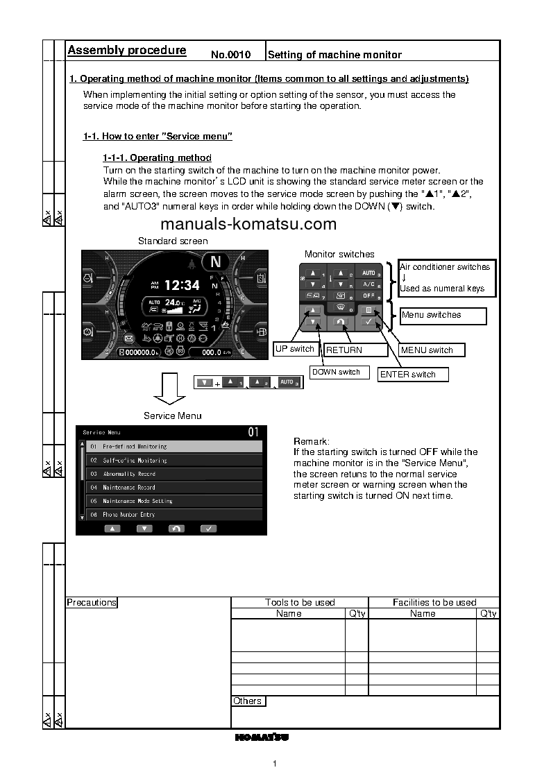 Protected: WA480-8(JPN) S/N 100001-UP Field assembly manual (English)