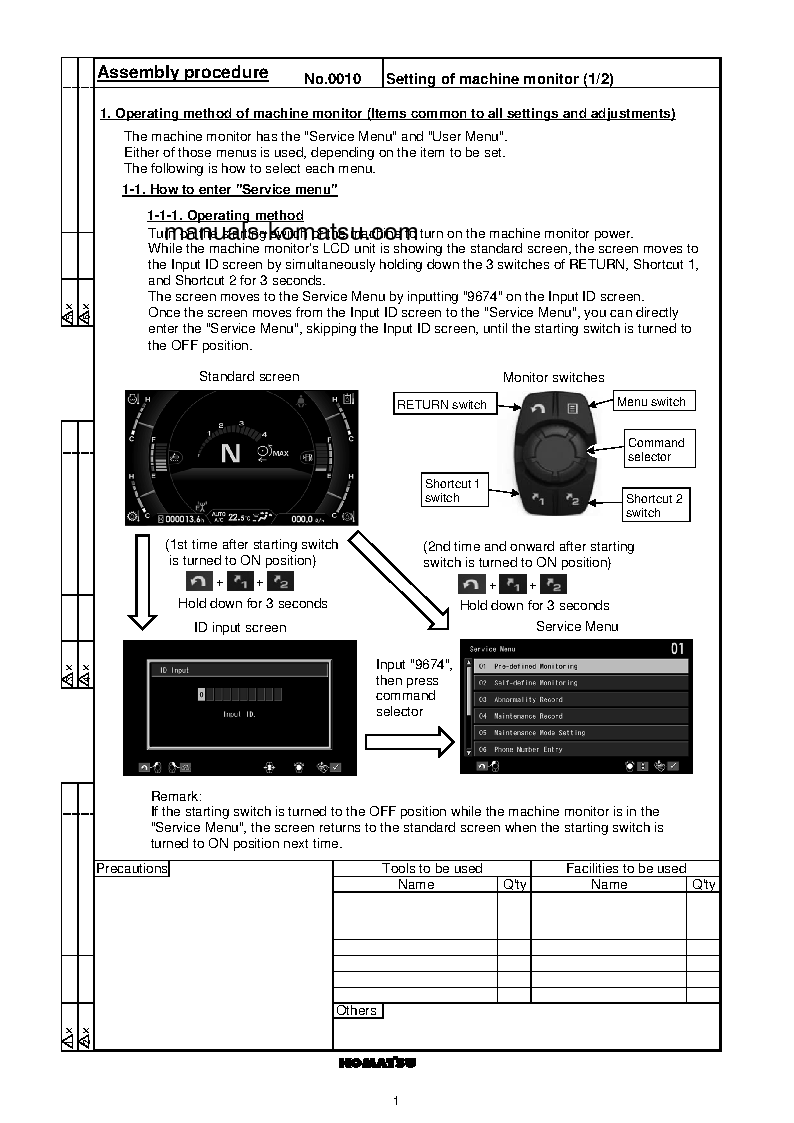 Protected: WA475-10(JPN) S/N 120001-UP Field assembly manual (English)
