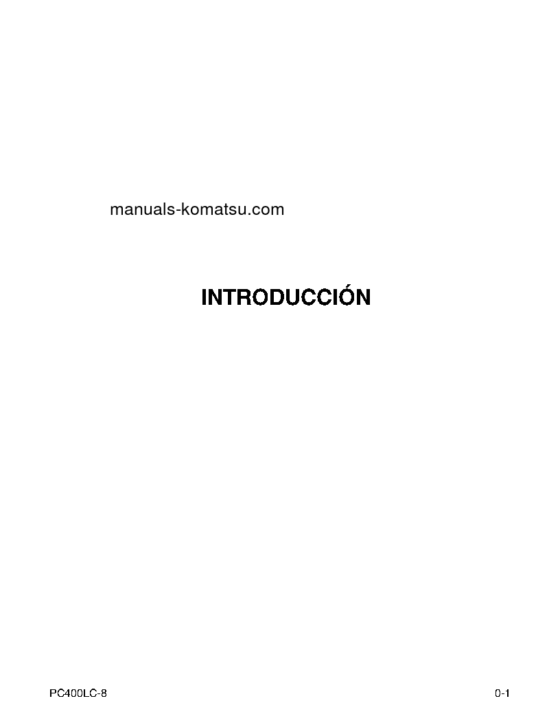 Protected: PC400LC-8(USA) S/N A88001-UP Operation manual (Spanish)