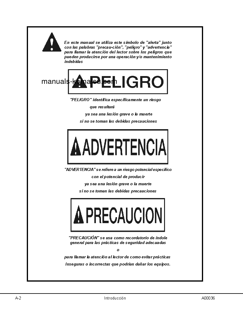 Protected: HD1500-7(USA)-W/ SDA12V160 S/N A30076-A30077 Shop (repair) manual (Spanish)